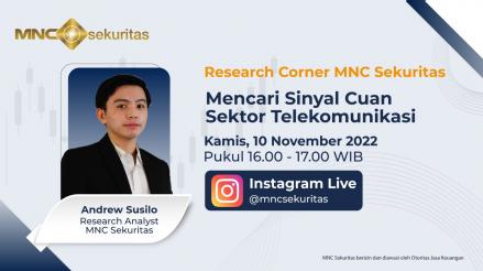 Saksikan IG Live MNC Sekuritas Sore Ini: Cari Sinyal Cuan Sektor Telekomunikasi (FOTO:MNC Media)