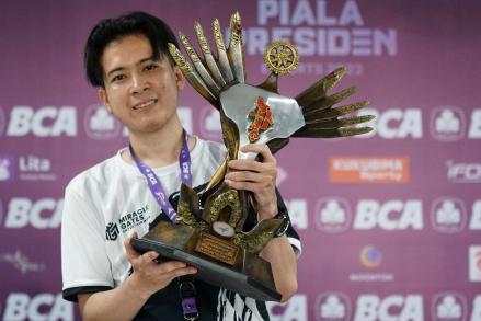 Turnamen Battle of Guardians di Piala Presiden Esports 2022 melahirkan nama baru sebagai pemenang utama di putaran laga grand final M. Kiki 'Noizze' Baihaki.