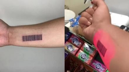 Viral, Pria Ini Bikin Tato Barcode di Lengan, Bisa Discan Buat Belanja
