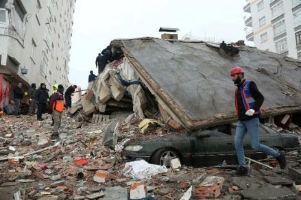Total Kerusakan Akibat Gempa di Turki Capai Rp1.541 Triliun. (Foto: MNC Media)