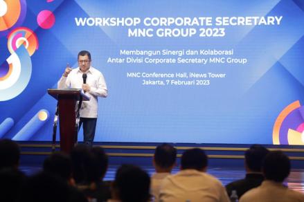 Hadiri Workshop Corporate Secretary MNC Group, Ini Pesan Hary Tanoesoedibjo. Foto: MNC Media.