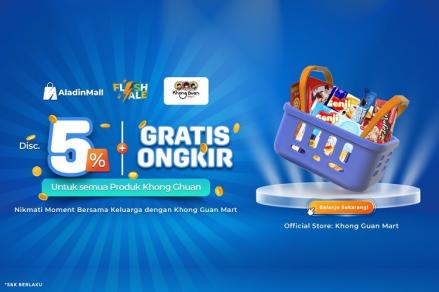 Nikmati Khong Guan dengan Diskon Spesial Plus Gratis Ongkir di AladinMall. (Foto: MNC Media)