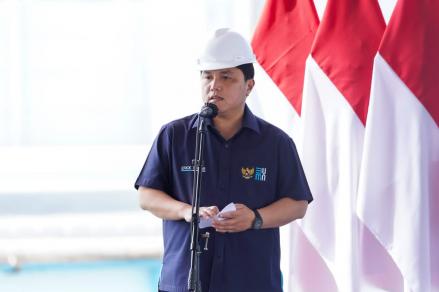 Resmi Beroperasi, Erick Thohir Yakin Pupuk Iskandar Muda Perkuat Ketahanan Pangan RI (Foto: MNC Media)