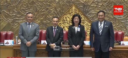 Rapat Paripurna DPR Sahkan Filianingsih Hendarta Jadi Deputi Gubernur BI. (Foto; Youtube TVR Parlemen).