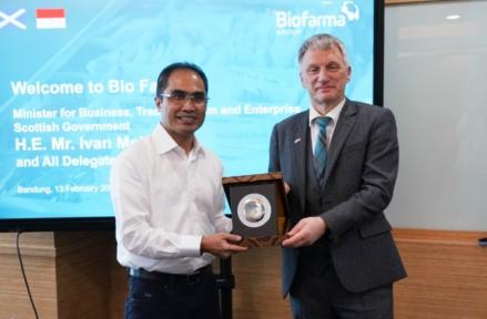 Bio Farma Jajaki Kerja Sama Pasok Obat-obatan ke Skotlandia (FOTO: MNC Media)