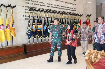 Mensos Minta Dukungan Keamanan dan Transportasi di Kawasan 3T ke Panglima TNI