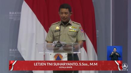 Kepala BNPB Dorong Pemetaan Sesar Aktif Darat yang Belum Teridentifikasi. (Foto: Tangkapan Layar YT BNPB)