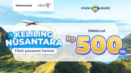 Promo Diskon Pesawat ke Destinasi Wisata Prioritas hingga Rp500 Ribu. (Foto: MNC Media)
