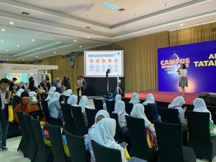 MNC University Gelar Seminar di Bandung, Bahas Pentingnya Skill Komunikasi di Zaman Now. (Foto: MNC Media).