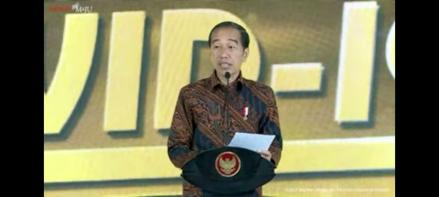 Dibanding Rata-Rata Dunia, Jokowi Klaim RI Sukses Kendalikan COVID-19. (Foto: MNC Media)
