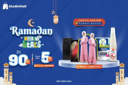 Serbu Promo Weekend Deals di AladinMall, Ada Diskon dan Gratis Ongkir (FOTO:MNC Media)