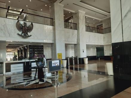 Hari Pertama Kerja Pasca Libur Lebaran, Begini Suasana di Kantor Sri Mulyani (Foto Michelle)