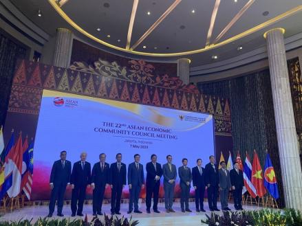 Airlangga: Pertumbuhan Ekonomi ASEAN Belum Kebal dari Gejolak Global. (Foto: MNC Media)