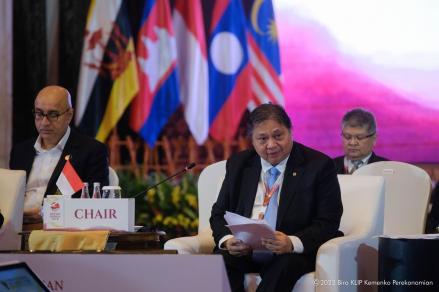 Airlangga Ungkap Peran ASEAN yang akan Jadi Pusat Pertumbuhan Ekonomi Dunia. (Foto: MNC Media)