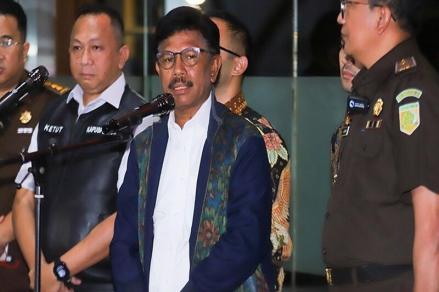 Didakwa Rugikan Negara dari Korupsi BTS Kominfo, Johnny Plate: Saya Tidak Melakukannya (Foto MNC Media)