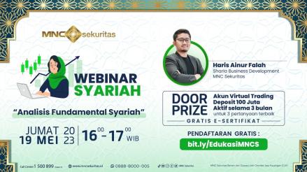 Yuk, Belajar  Menganalisis Saham Syariah di Webinar MNC Sekuritas: Analisis Fundamental Syariah. (Foto: MNC Media)