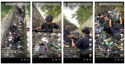 Kisah Inspiratif Pandawara Group: Lima Anak Muda Bersihkan Sungai dengan Modal Sendiri. (Foto: MNC Media)