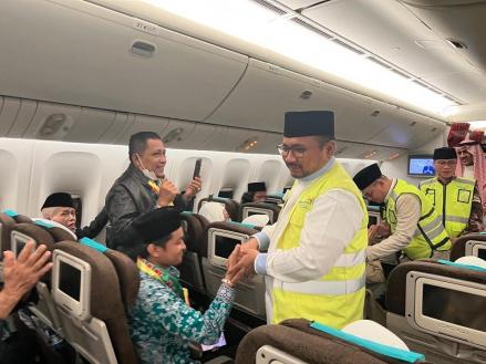 388 Jamaah Haji Kloter Pertama Mulai Diberangkatkan (Foto Ist)