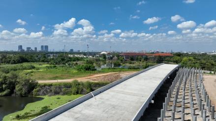 Suplai Beton WSBP ke Proyek Jalan Tol Kataraja Sudah 29,92 Persen. (Foto Dokumentasi WSBP)