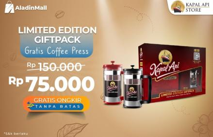 Limited Edition, Kapal Api Diskon 50 Persen dan Gratis Ongkir di AladinMall (FOTO:MNC Media)