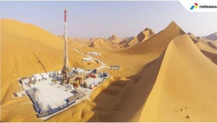 Mengenal MLN Algeria, Lapangan Migas Pertama Pertamina di Gurun Sahara (Foto Instagram Pertamina)
