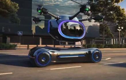 Bukan Drone, Ini Penampakan Mobil Terbang Buatan China. (Foto: MNC Media)