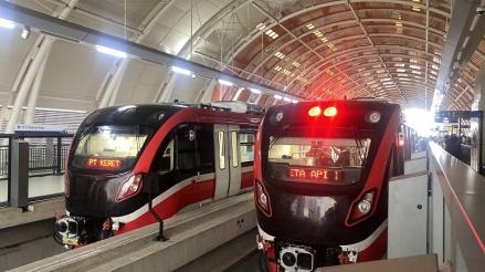 Ini Perbandingan Tarif LRT Jabodebek Sebelum dan Sesudah Diberikan Subsidi (FOTO:MNC Media)