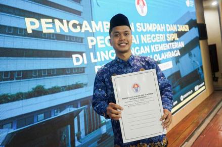 Intip Gaji Anthony Ginting yang Baru Dilantik Jadi PNS Kemenpora. (Foto: MNC Media) 