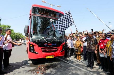 Mulai Beroperasi, Naik Trans Jateng Rute Solo-Wonogiri Gratis Seminggu (Foto Humas Pemprov Jateng)