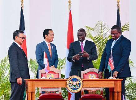 Jokowi Dorong Pembentukan Perjanjian Perdagangan Preferensial dengan Kenya. (Foto: Setkab/dok)