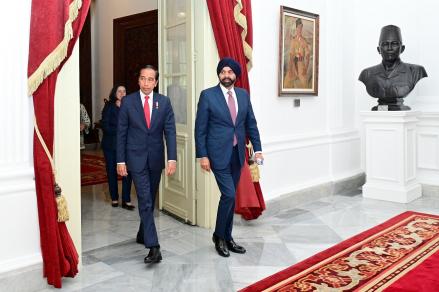 Jokowi Bertemu Presiden Bank Dunia, Ini yang Dibahas. (Foto Setpres)