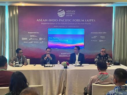 Biofarma Pamer Inovasi Transformasi Digital di AIPF 2023 (foto: MNC Media)