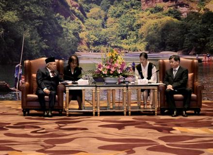 Wapres Sebut Kedekatan RI-China seperti Bakpao dan Capcay. (Foto Setwapres)