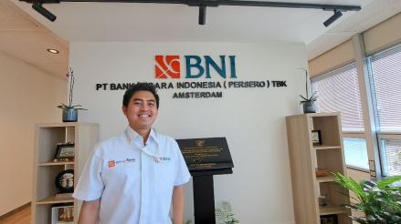 Kantor Representatif BNI Amsterdam Beroperasi mendampingi diaspora Indonesia di Belanda. Foto: Dok. BNI.