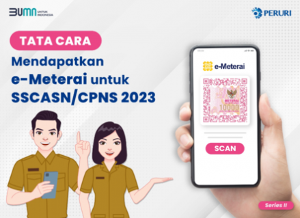 Cara Membubuhkan e-Meterai yang Benar, Ini Bedanya dengan Meterai Tempel Biasa. (Foto: Peruri)