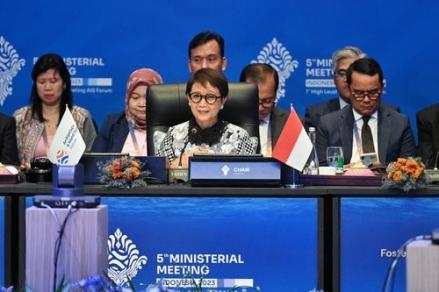 Menlu Retno Marsudi ditunjuk sebagai utusan khusus PBB untuk isu air. (Kemenlu)