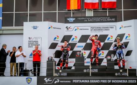 Dorna Sports Apresiasi MotoGP Mandalika 2023 Lebih Baik dari 2022. Foto: Dok Kemenparekraf