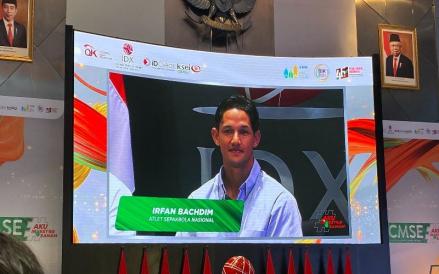 Usai Diskusi dengan Erick Thohir, Irfan Bachdim Tertarik Investasi Saham. Foto: MPI