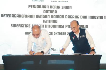 Kemnaker Gandeng Kadin Perkuat Sistem Informasi Pasar Kerja dan Pelatihan Vokasi