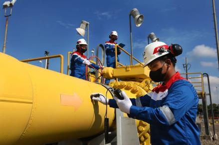 PGN (PGAS) Pasok Gas Bumi 9,49 BBTUD ke Smelter Tembaga Freeport Indonesia. (Foto MNC Media)