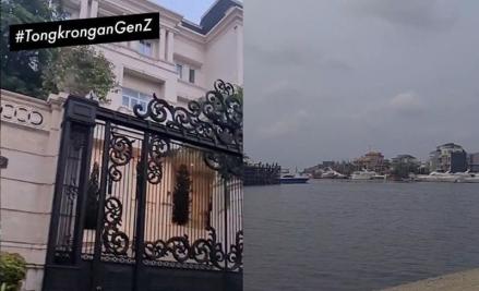 Viral Rumah di Pluit Punya Dermaga Pribadi, Buat Parkir Yacht Rp50 Miliar. (Foto: akun X @kegblgnunfaedh)