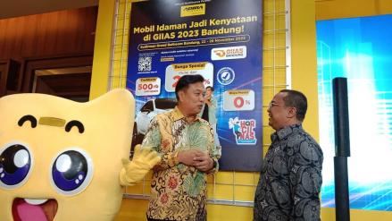 Adira Finance (ADMF) Bidik Transaksi Pembiayaan Rp90 Miliar di GIIAS 2023 Bandung. (Foto Arif Budianto/MPI)