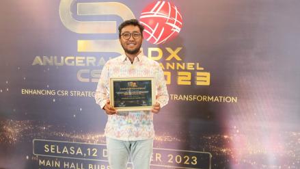 PPN Integrated Terminal Manggis Raih Penghargaan di Anugerah CSR IDX Channel 2023 (foto: MNC Media)