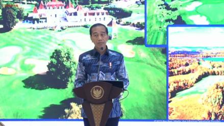 Jokowi Minta Semua Kota di Indonesia Punya Diferensiasi agar Jadi Unggul. (Foto: Raka/MNC Media)