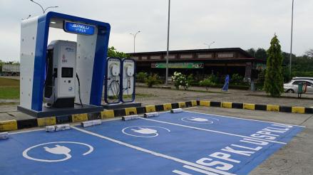 Persiapan Rest Area Travoy Tol Trans Jawa Sambut Libur Nataru