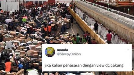 Uniknya Shopee Express DC Cakung yang Viral Kemarin