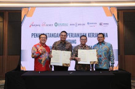 Askrindo Gaet Empat BPD Kerja Sama Kredit Usaha Alsintan (KUA) (foto: MNC media)