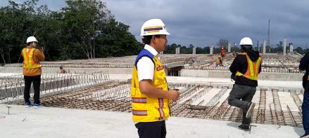 Progres Pembangunan Jalan Tol Bayunglencir-Tempino Seksi 3 Hampir 50 Persen (FOTO:Dok Ist)