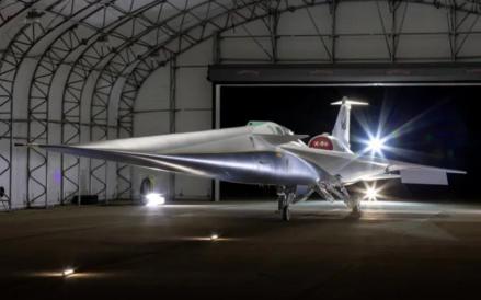 Dalam pengujian, jet NASA bernama X-59 tersebut mampu melesat dengan  kecepatan sangat tinggi (Reuters)