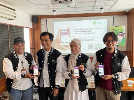 Era Digital, Milenial Lebih Senang Bersedekah Lewat Aplikasi. (Foto Tangguh Yudha/MPI)